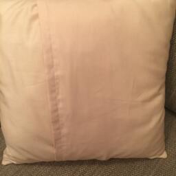 Personalised Family Embroidered Cushion Cover Natural Beige Fabric 16 - thumbnail 2