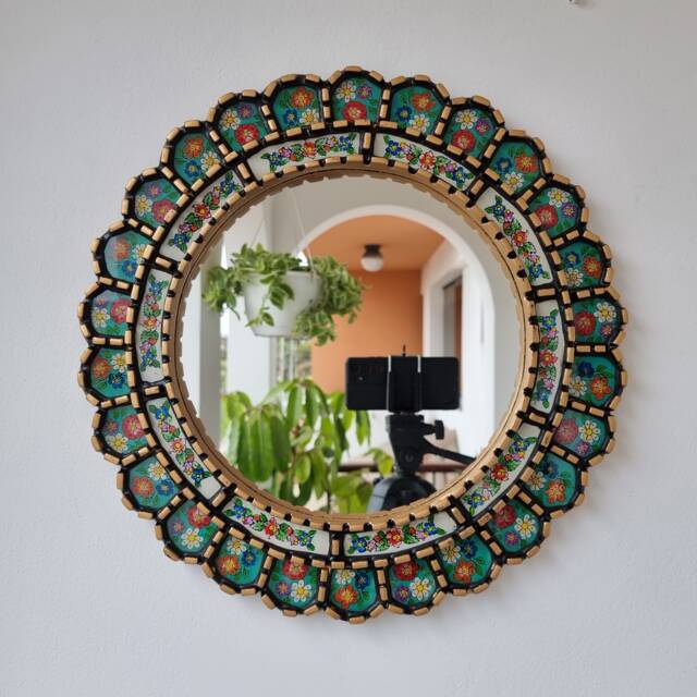 "Peruvian Mirrors ""Mirror 40 cm Mint" - image 1