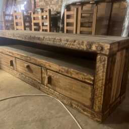 Handmade French Oak Tv Unit - thumbnail 3