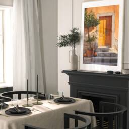 Italy Set Of 3 Prints, City Art, Wall Italian Photography Posters, Home Decor, Orange Theme Free Fast Delivery - thumbnail 3