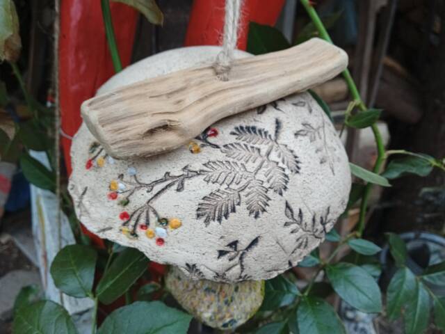 Handmade Ceramic Feed Roof - image 1