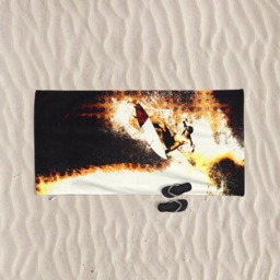 Surfing Beach Towel Surf Art Photography, Unique Design