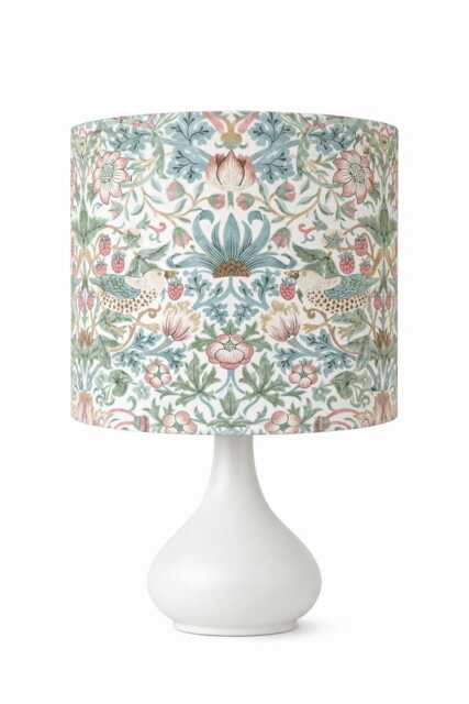 William Morris Strawberry Thief Lampshade Pink Art Nouveau Lamp Shade - image 1
