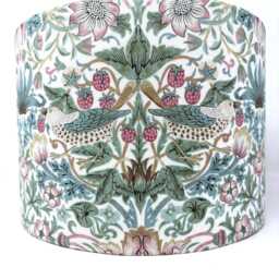 William Morris Strawberry Thief Lampshade Pink Art Nouveau Lamp Shade - thumbnail 2