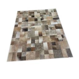 Cowhide Rug Gray Patchwork 1.4 X 1.8 M. Kufhell Teppich Tapis Peau Vache
