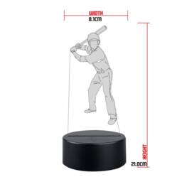 Personalised Baseball Night Light Led Sports Gift - thumbnail 2