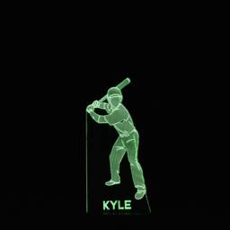 Personalised Baseball Night Light Led Sports Gift - thumbnail 4