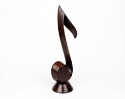Hand Carved Wood Sculpture Note 12 - thumbnail 1