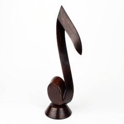 Hand Carved Wood Sculpture Note 12 - thumbnail 2