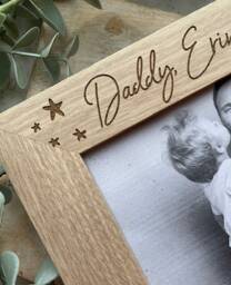 Daddy - Grandad & His Baby Bears Personalised Photo Frame, Father's Day Gifts For Daddy, Him, Bear Gift, Frame Dad - thumbnail 2