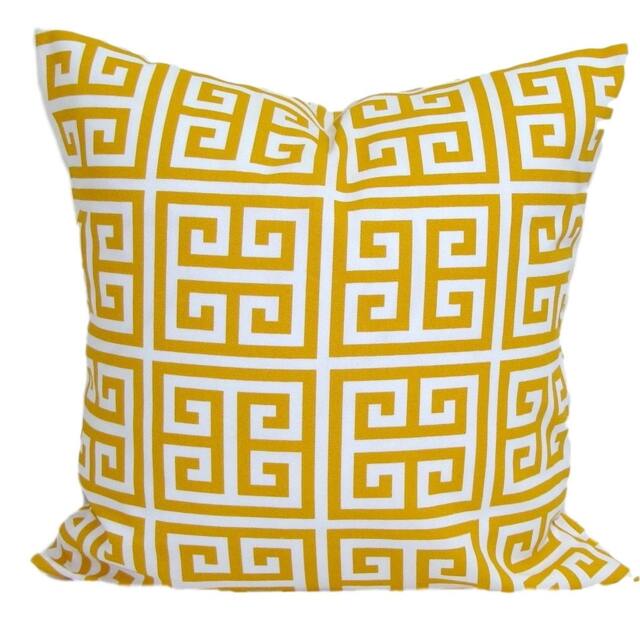 Yellow Outdoor Pillow Cover, Outdoor Throw Covers For 20x20 16x16 Pillows 18x18 Pillows, All Sizes - image 1