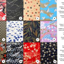 New 12 Designs Pencil Holder Japanese Paper Yuzen - thumbnail 3