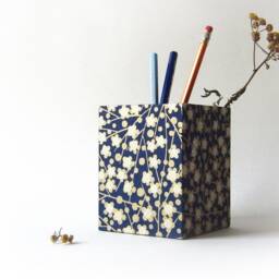 New 12 Designs Pencil Holder Japanese Paper Yuzen - thumbnail 2
