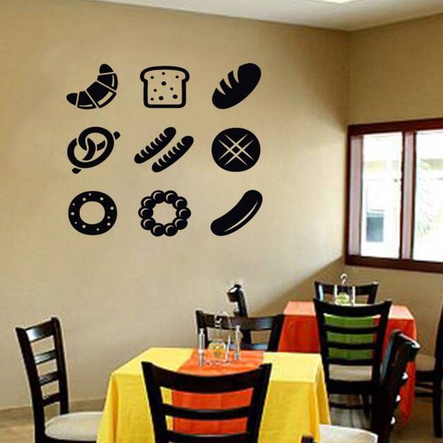 Bakery Wall Decal Bread & Pastry Vinyl Sticker 1213 - image 1