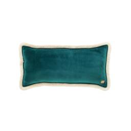 Mustard Soft Velvet Bolster With Fringe, Decorative Pillow, Velvet Modern Pillows, Exclusive Home Decor Cushion - thumbnail 4
