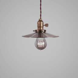 Vintage Pendant Light - Industrial Lighting Lamp With 8 - thumbnail 2