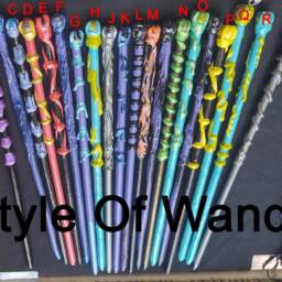 Wands - Metallic Painted Wands- Thin Wizarding Magic Hand Crafted - thumbnail 2