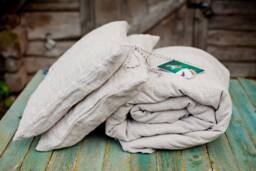 Linen Bedding - King Bed Set Of 3 Pc - Us Duty Paid