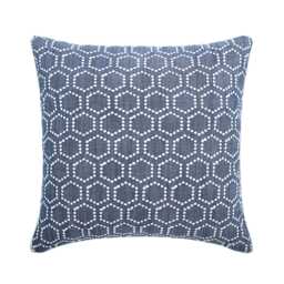 "Linen Blue Couch Throw 16""x16" - thumbnail 1