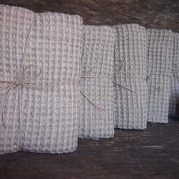 Linen/Cotton Bath Towel, Eco Linen Gift, Business Gift Idea, Christmas - thumbnail 3