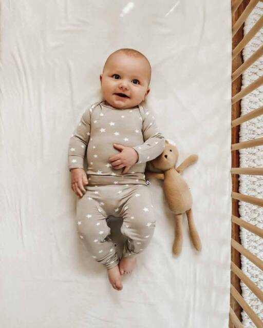 Linen Baby Crib Sheet Cream Neutral Bedding - image 1
