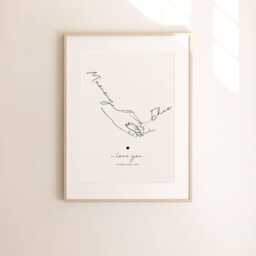 Personalised Print For Mummy - Wall Art Home, Keepsake Gift Mum From Children - thumbnail 2