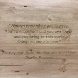 Handmade, Personalised Solid Wood Toy Box With Soft Closing Lid - thumbnail 4
