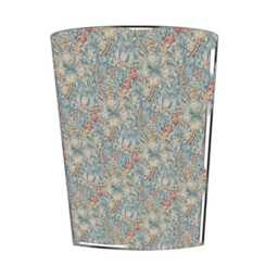 William Morris Golden Lily Tourmaline Waste Paper Bin - Handmade Fabric Basket For Bedroom, Study Or Home Office - thumbnail 2