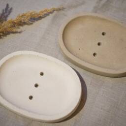 Concrete Soap Dish, The Perfect Minimalist Accent For Your Modern Bathroom - thumbnail 2
