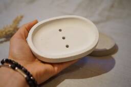 Concrete Soap Dish, The Perfect Minimalist Accent For Your Modern Bathroom - thumbnail 1