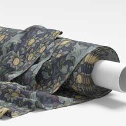 Custom Made William Morris Orchid Bluebell Blackout Lining Curtains 3 - thumbnail 3
