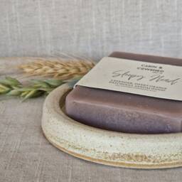Bamboo Ceramic Soap Dish, Bathroom Tray, Handmade Kitchen Pottery, Household Holder, Thrown Textured Dishes - thumbnail 4