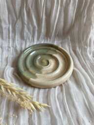 Bamboo Ceramic Soap Dish, Bathroom Tray, Handmade Kitchen Pottery, Household Holder, Thrown Textured Dishes - thumbnail 1
