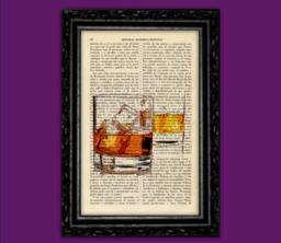 Whisky Glasses Art Print Jd Whiskey Glass Decor Birthday Gift Wall Poster Book Dorm Room - 17-N??27 - thumbnail 1