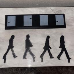Beatles Abbey Road Silhouette - Wall Art Music Room Decor Classic Rock Gift - thumbnail 4
