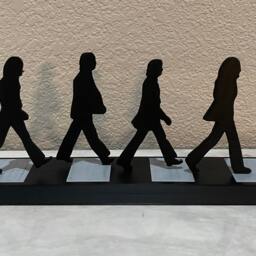 Beatles Abbey Road Silhouette - Wall Art Music Room Decor Classic Rock Gift - thumbnail 3