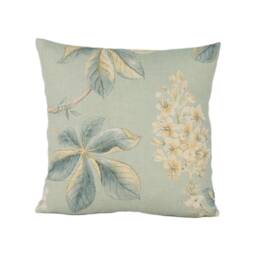 Sanderson - Chestnut Tree Grey Blue/Sage Traditional Trailing Blossom Designer Cushion Cover Luxury Throw Pillow Handmade - thumbnail 2