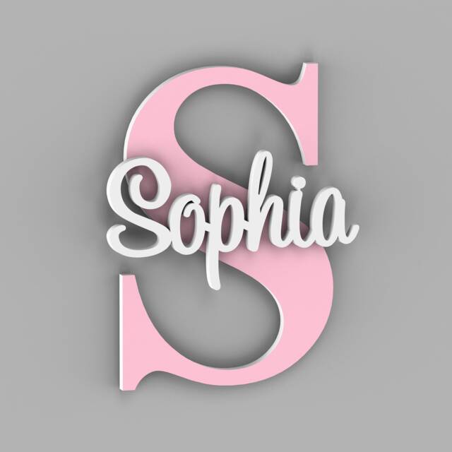 Nursery Name Sign, Decor, Custom Name, Wall Baby Girl Nursery, Personalized Letters, Gift For Kids - image 1