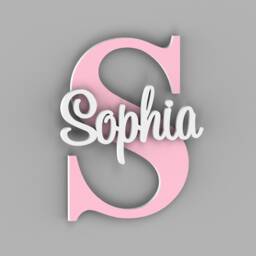 Nursery Name Sign, Decor, Custom Name, Wall Baby Girl Nursery, Personalized Letters, Gift For Kids - thumbnail 1