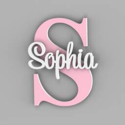 Nursery Name Sign, Decor, Custom Name, Wall Baby Girl Nursery, Personalized Letters, Gift For Kids - thumbnail 2