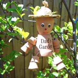 Personalized Terracotta Flower Pot Man Garden Decor Gift - thumbnail 4