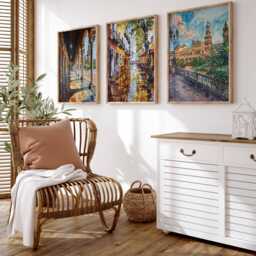 Set Of 3 Seville Spain Travel Poster, Art Print, Spanish Wall Art, Decor, Gift - thumbnail 3