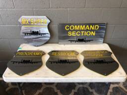 Metal A-10 Warthog Sign Tri-Layered 14Ga Steel Military Wall Art - thumbnail 1