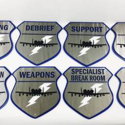 Metal A-10 Warthog Sign Tri-Layered 14Ga Steel Military Wall Art - thumbnail 3