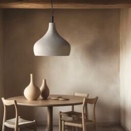 Nordic Ceramic Pendant Light, Ceilng Light - Personalized Gifts Naaya Morning Bell - thumbnail 3