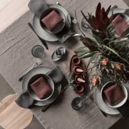 Navy Cast Iron Candle Holder Modern Tealight & Taper Stand - thumbnail 3