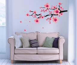 Cherry Blossom, Blossom Decal, Tree, Branch Wall Blossoms, D??cor - thumbnail 1