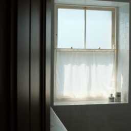 Linen Cafe Curtains Made To Measure Irish Pocket Top Kitchen & Door Curtain - thumbnail 2