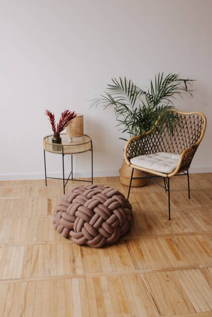 Pouf Ottoman Floor Pillow Seating - image 1