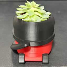 Henry Hoover Inspired Vacuum Cleaner Plant Pot, Funny Desk Planter, Succulent Pot Ornament - thumbnail 4